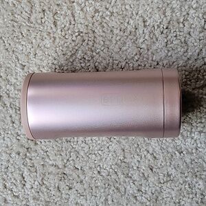 Brumate Hopsulator Slim Coozie. Glitter Rose Gold.